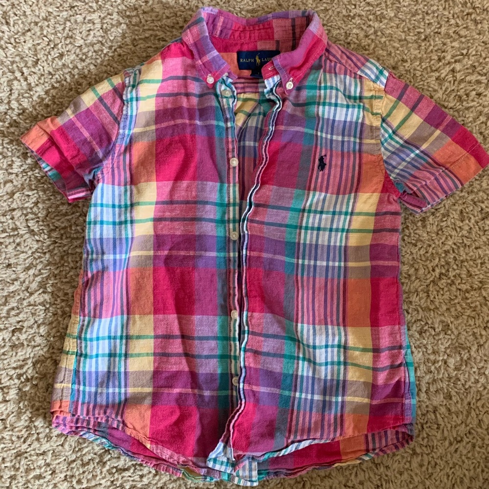 Boys Ralph Lauren dress shirt size 7